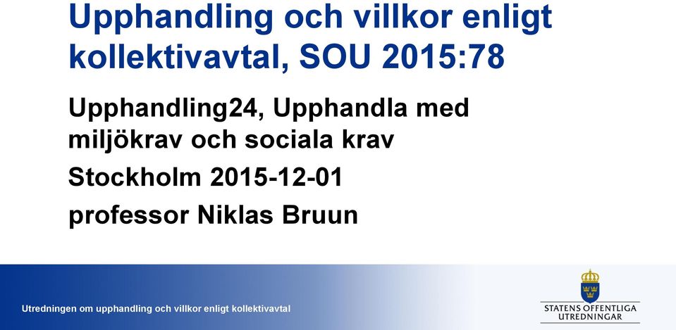 Upphandling24, Upphandla med miljökrav