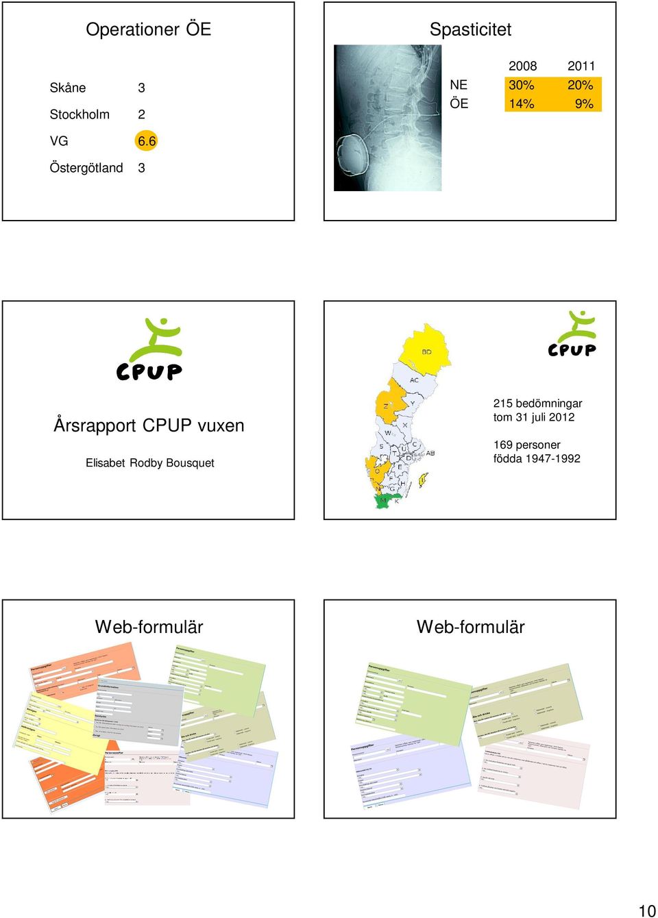 6 Östergötland 3 Årsrapport CPUP vuxen Elisabet Rodby