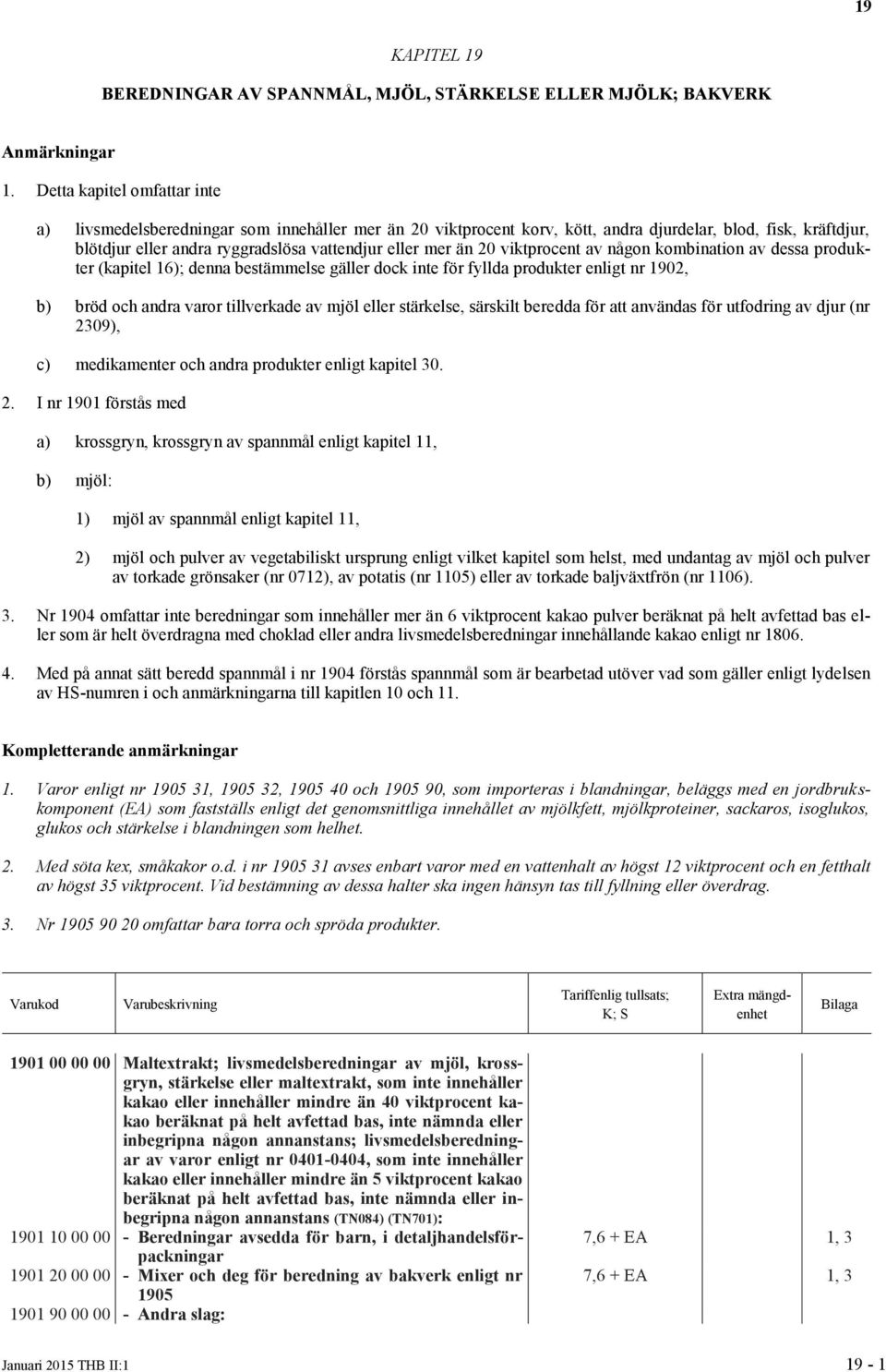 20 viktprocent av någon kombination av dessa produkter (kapitel 6); denna bestämmelse gäller dock inte för fyllda produkter enligt nr 902, b) bröd och andra varor tillverkade av mjöl eller stärkelse,