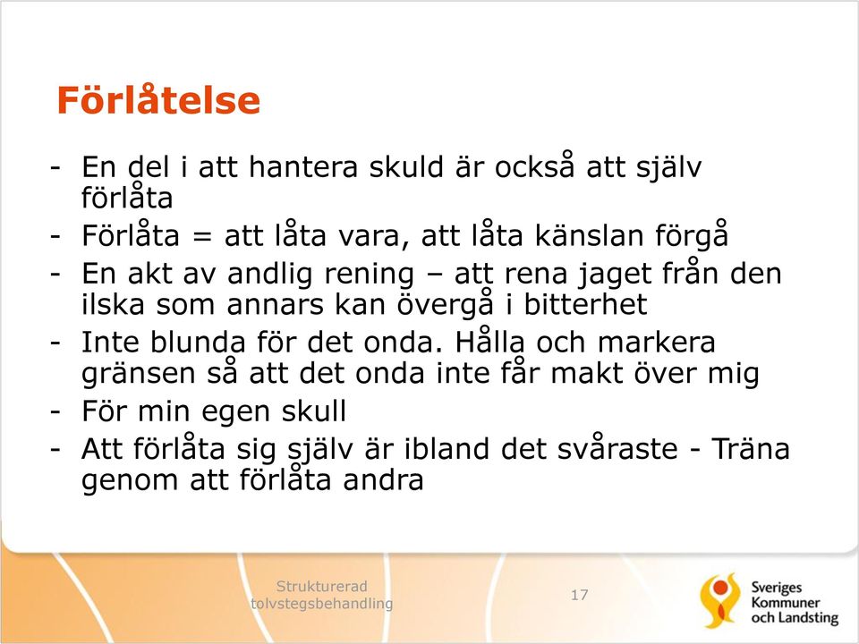 bitterhet - Inte blunda för det onda.
