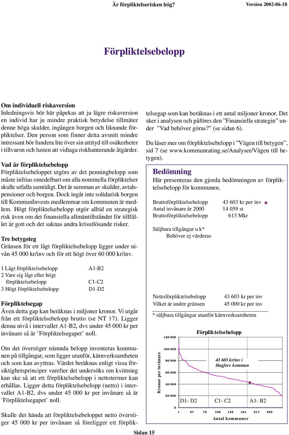 liknande förpliktelser. Den person som finner detta avsnitt mindre intressant bör fundera lite över sin attityd till osäkerheter i tillvaron och lusten att vidtaga riskhanterande åtgärder.