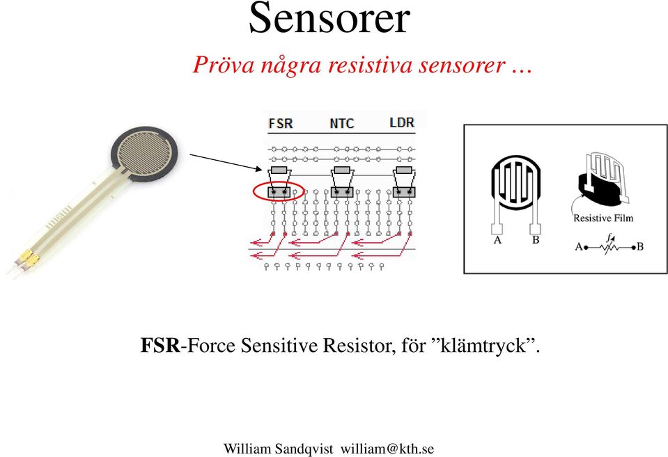FSR-Force Sensitive