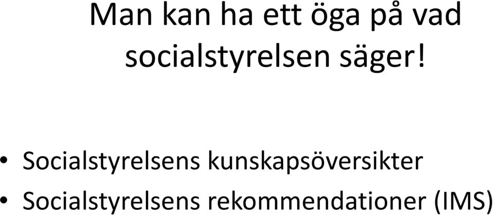 Socialstyrelsens