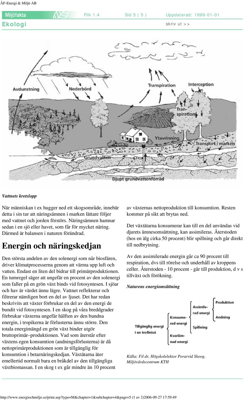 Näringsämnen hamnar sedan i en sjö eller havet, som får för mycket näring. Därmed är balansen i naturen förändrad.