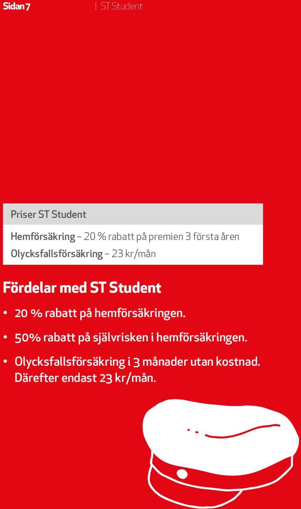 % rabatt på hemförsäkringen.