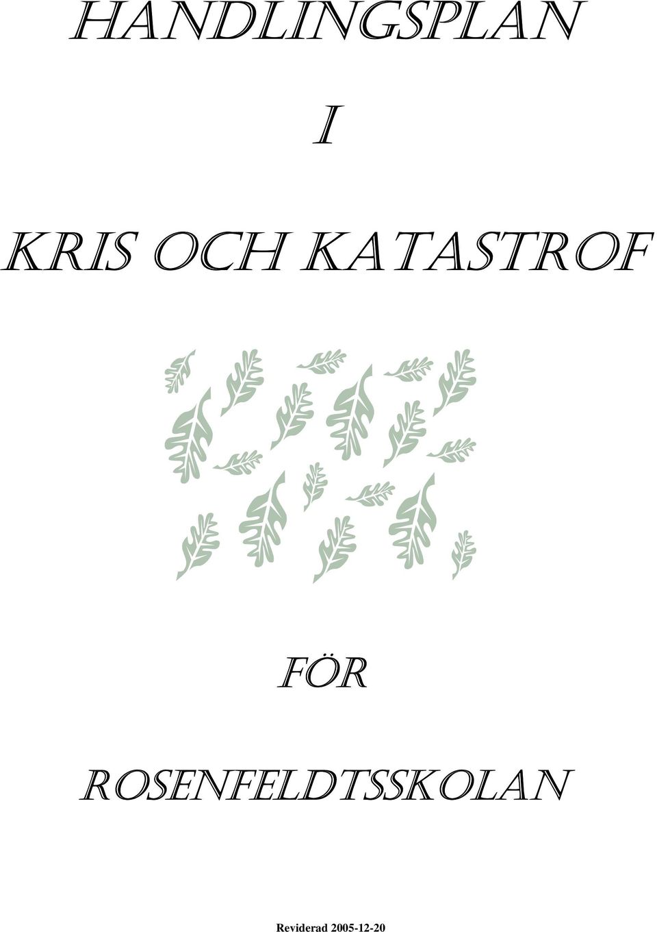 KATASTROF FÖR