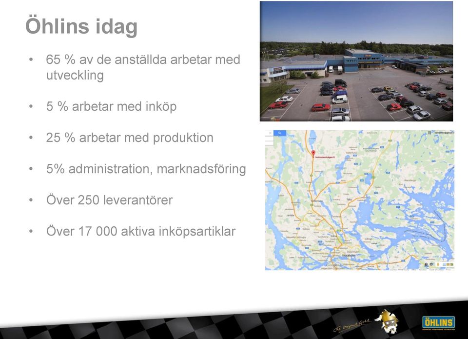 med produktion 5% administration, marknadsföring