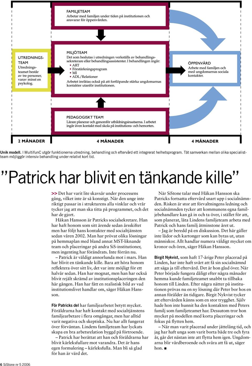 Patrick har blivit en tänkande kille >> Det har varit lite skavsår under processens gång, vilket inte är så konstigt.