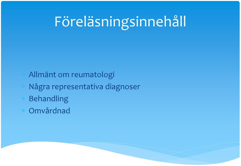 Några representativa