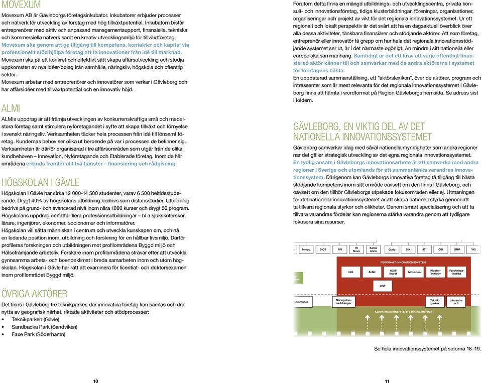 Movexum ska genom att ge tillgång till kompetens, kontakter och kapital via professionellt stöd hjälpa företag att ta innovationer från idé till marknad.
