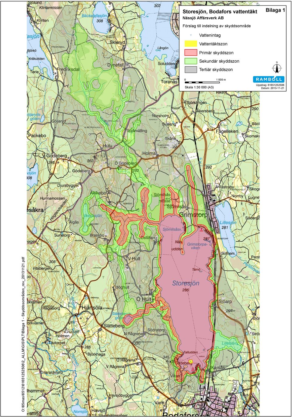 Tertiär skyddszon 0 O:\65mas\6512\61651252506\2_ALLM\GIS\PLT\Bilaga 1 -