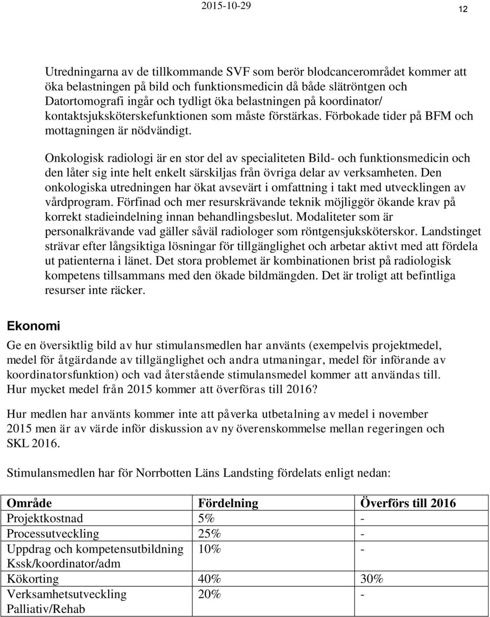 Onkologisk radiologi är en stor del av specialiteten Bild- och funktionsmedicin och den låter sig inte helt enkelt särskiljas från övriga delar av verksamheten.