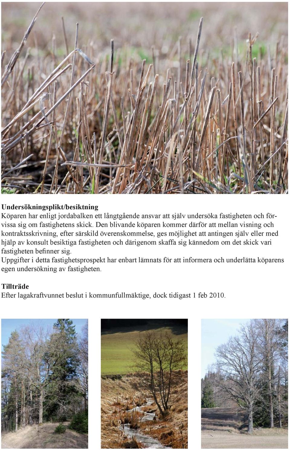 av konsult besiktiga fastigheten och därigenom skaffa sig kännedom om det skick vari fastigheten befinner sig.
