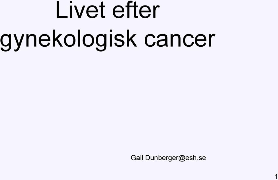 cancer Gail