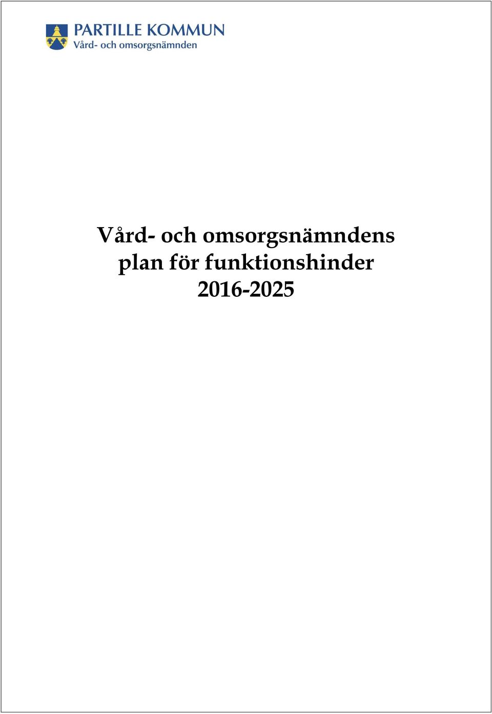 plan för