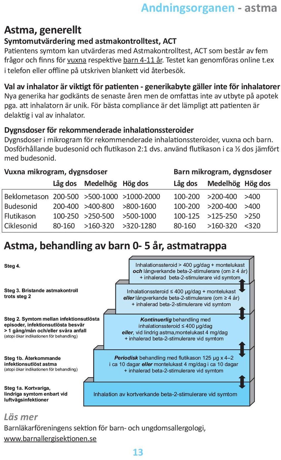 Val av inhalator är viktigt för patienten - generikabyte gäller inte för inhalatorer Nya generika har godkänts de senaste åren men de omfattas inte av utbyte på apotek pga. att inhalatorn är unik.