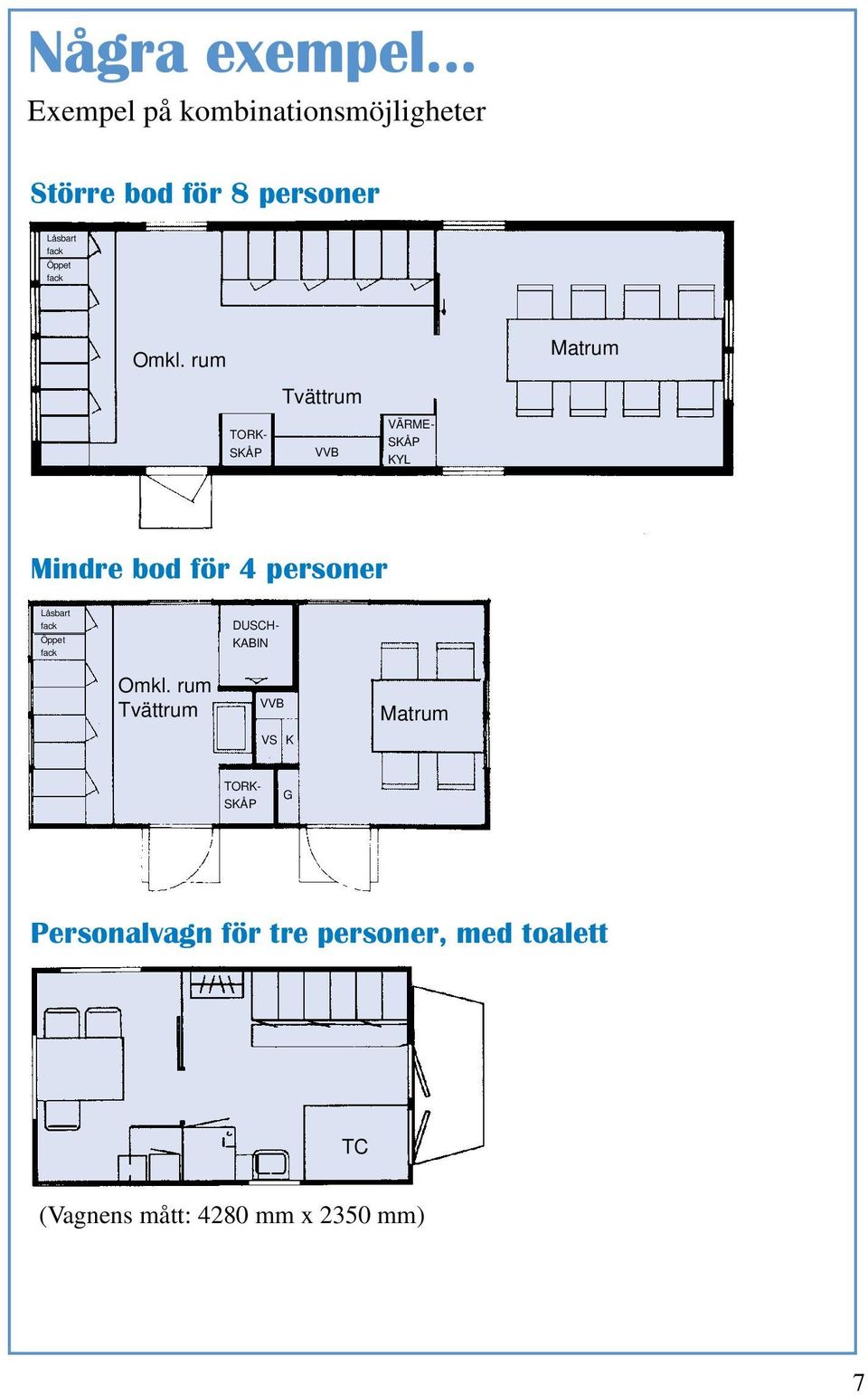 Omkl. rum Matrum TORK- SKÅP Tvättrum VVB VÄRME- SKÅP KYL Mindre bod för 4 personer