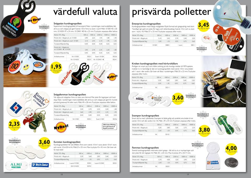 Tryckytan anpassas efter behov. Enterprise kundvagnspollett Kundvagnspolletten med många möjligheter. Mjukt formad och greppvänlig med stort handtag ger gott om plats för logos och reklambudskap.