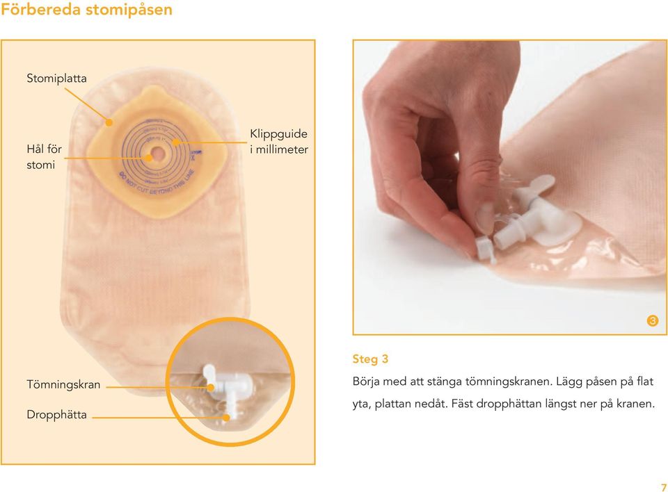 Börja med att stänga tömningskranen.