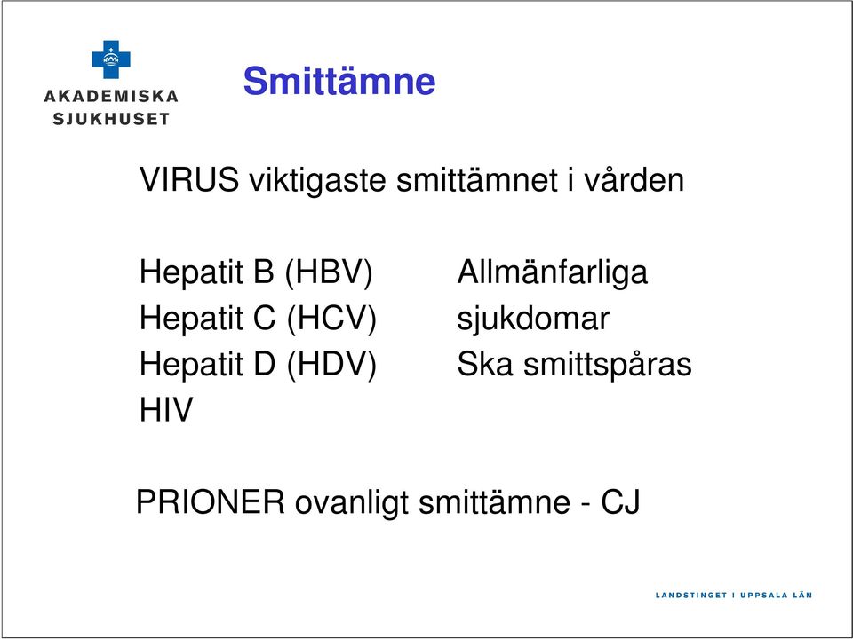 Hepatit D (HDV) HIV Allmänfarliga