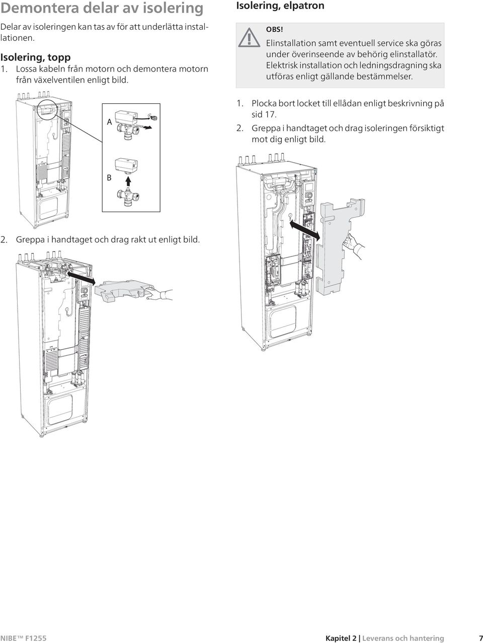 Installatörshandbok NIBE F1255. Bergvärmepump IHB SE - PDF Gratis  nedladdning