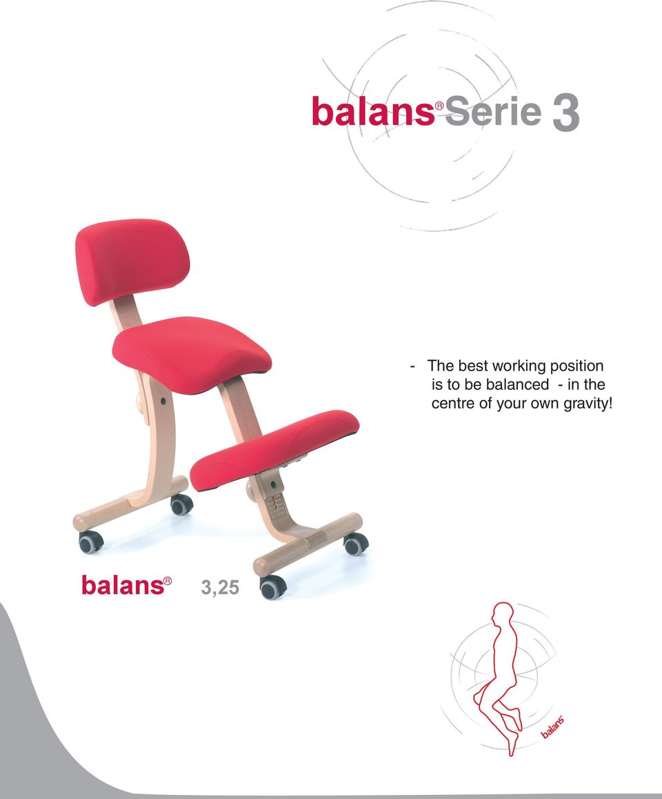 balanced - in the centre of