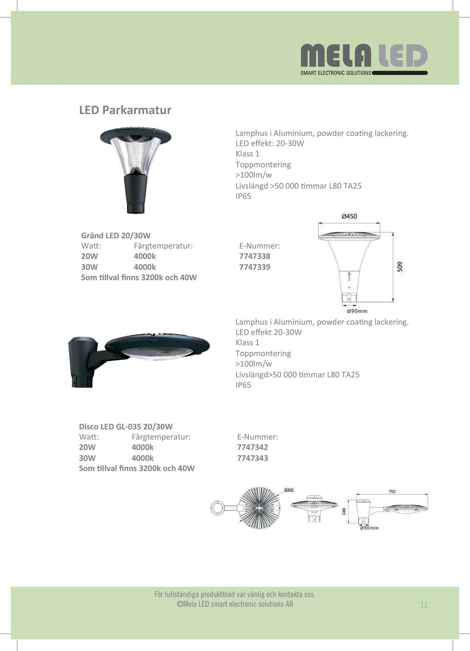 30W 4000k 7747339 Som Yllval finns 3200k och 40W Lamphus i Aluminium, powder coajng lackering.