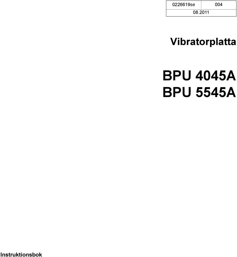 Vibratorplatta