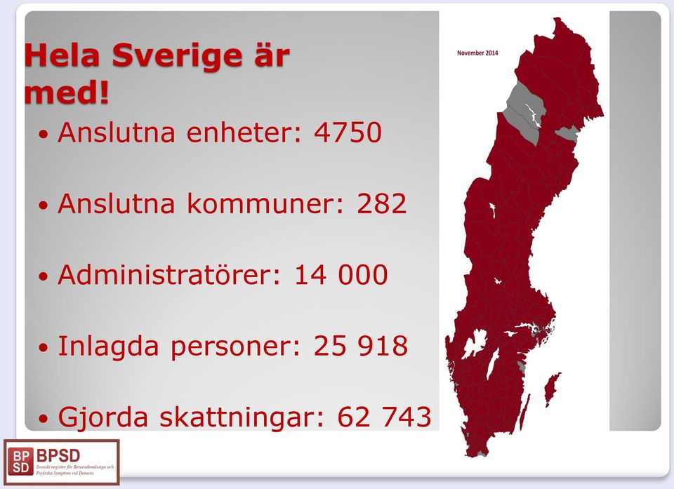 kommuner: 282 Administratörer: 14