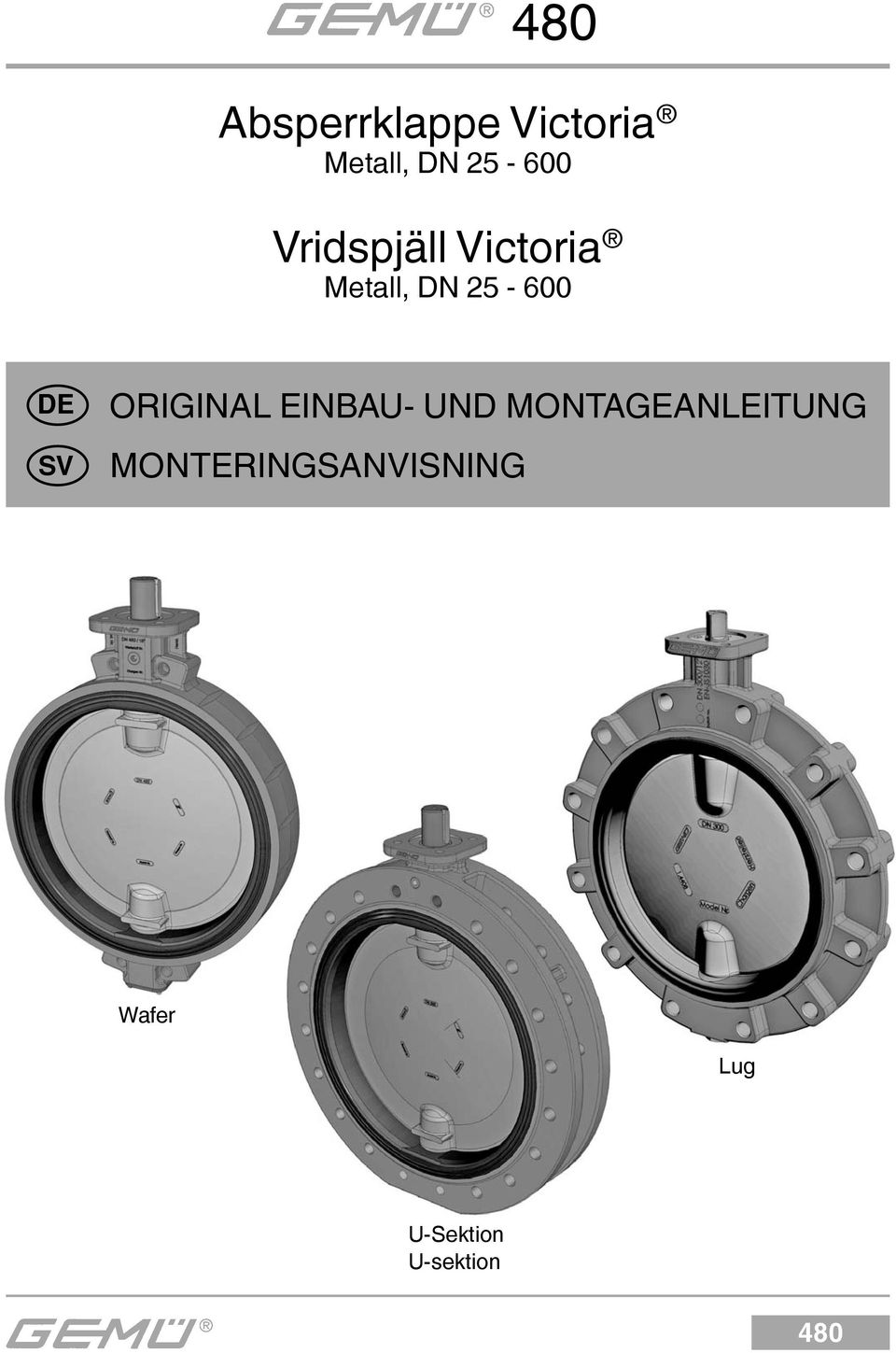 SV ORIGINAL EINBAU- UND MONTAGEANLEITUNG