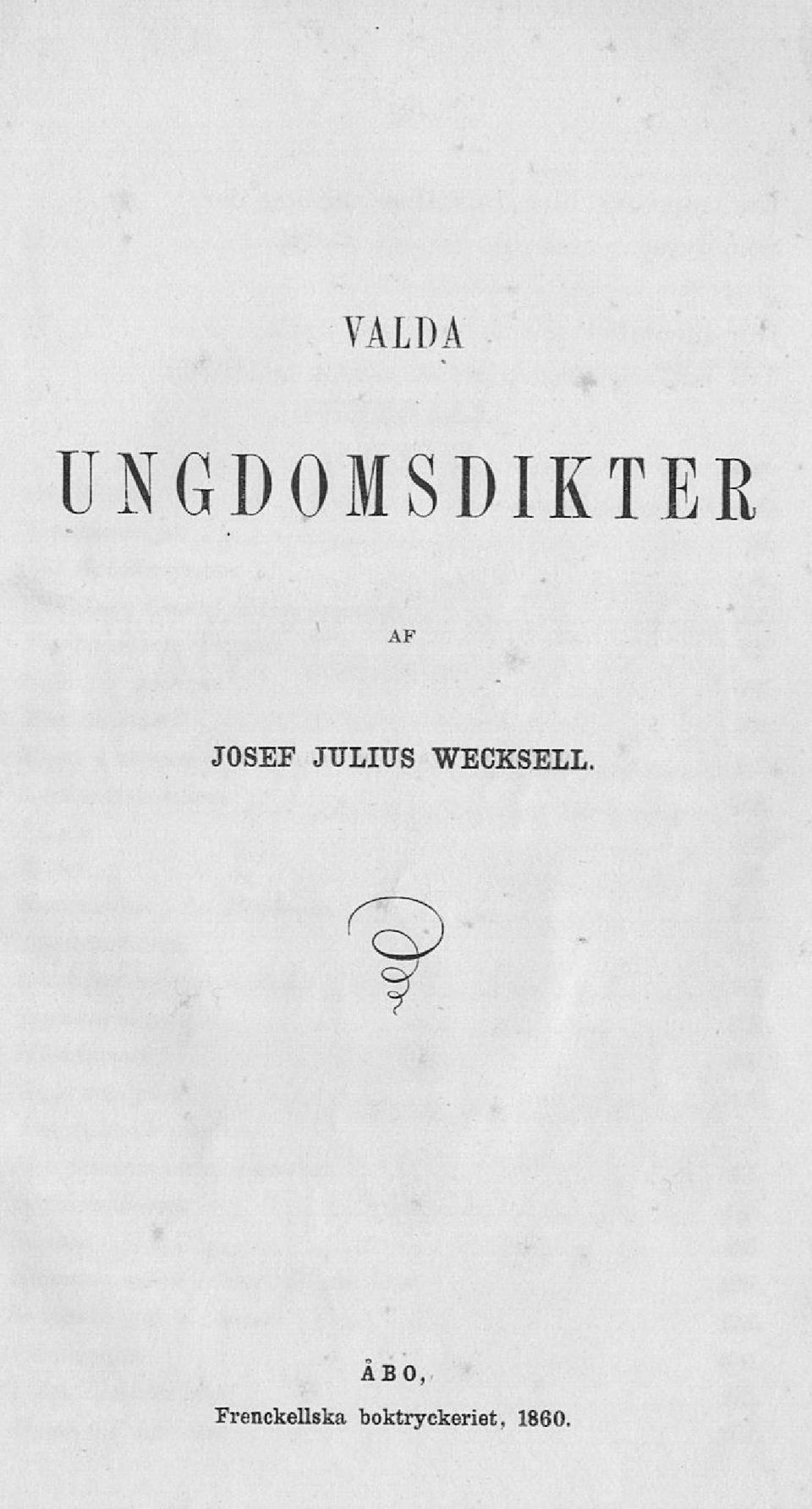 WECKSELL.