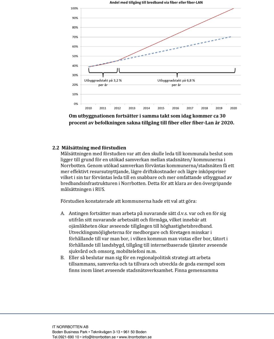 Genom utökad samverkan förväntas kommunerna/stadsnäten få ett mer effektivt resursutnyttjande, lägre driftskostnader och lägre inköpspriser vilket i sin tur förväntas leda till en snabbare och mer