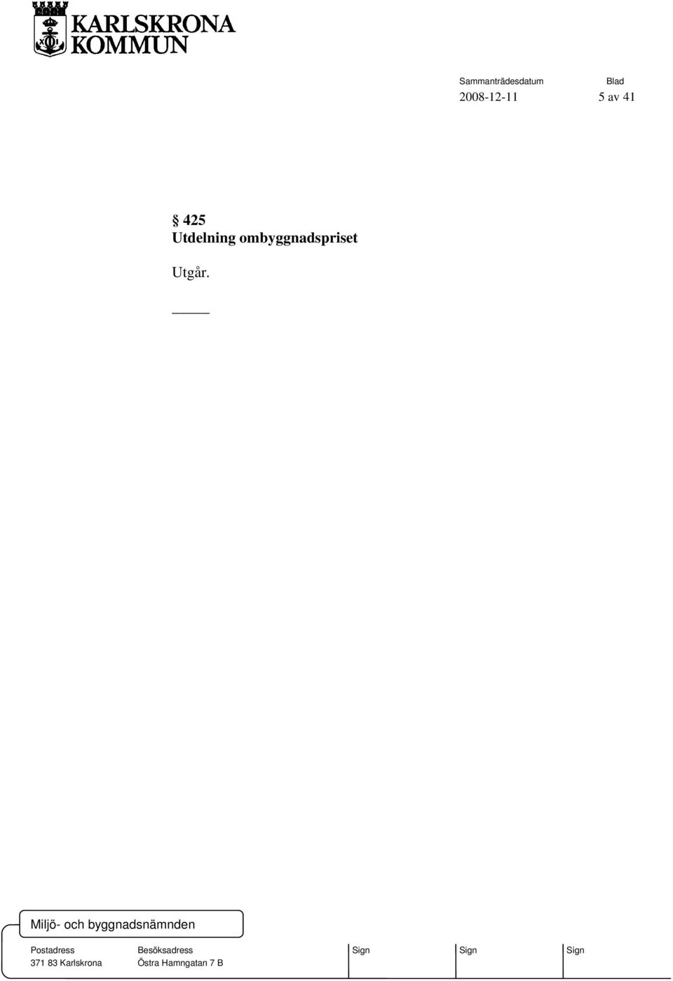Utdelning