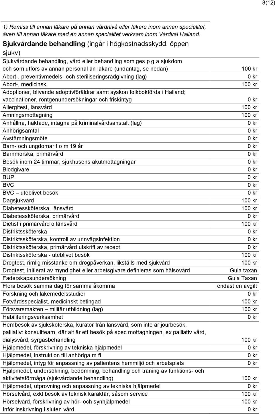 Abort-, preventivmedels- och steriliseringsrådgivning (lag) Abort-, medicinsk Adoptioner, blivande adoptivföräldrar samt syskon folkbokförda i Halland; vaccinationer, röntgenundersökningar och