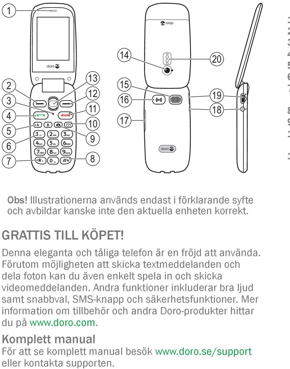 Denna eleganta och tåliga telefon är en fröjd att använda.