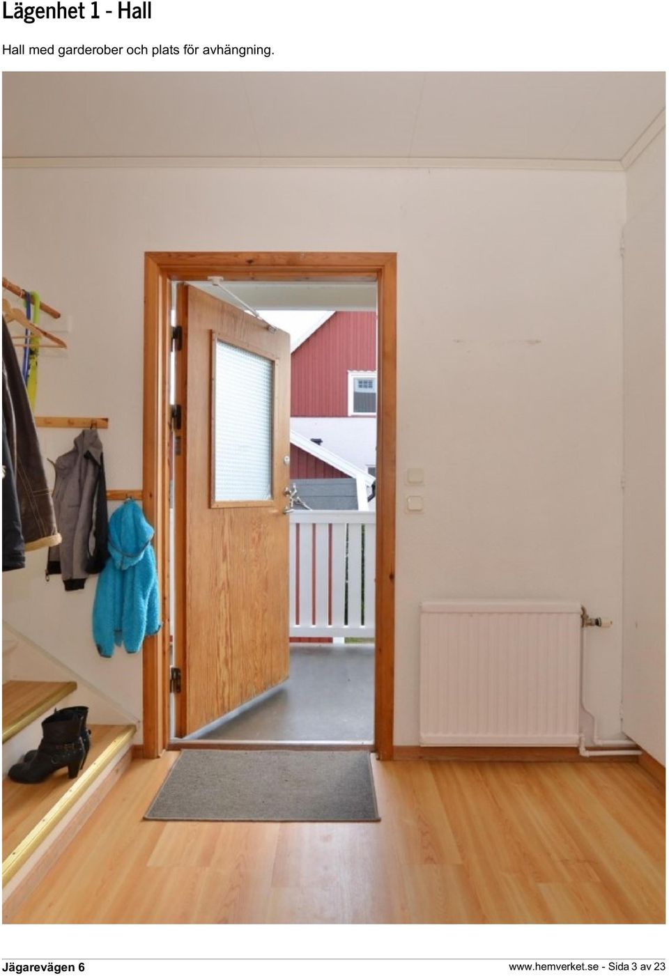 plats för avhängning.