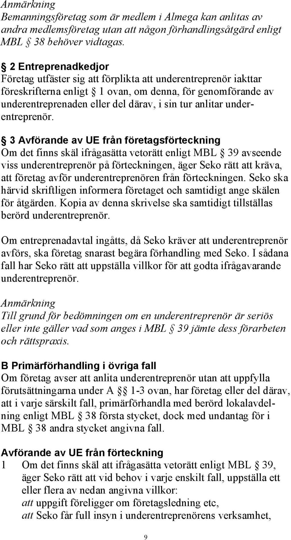 underentreprenör.