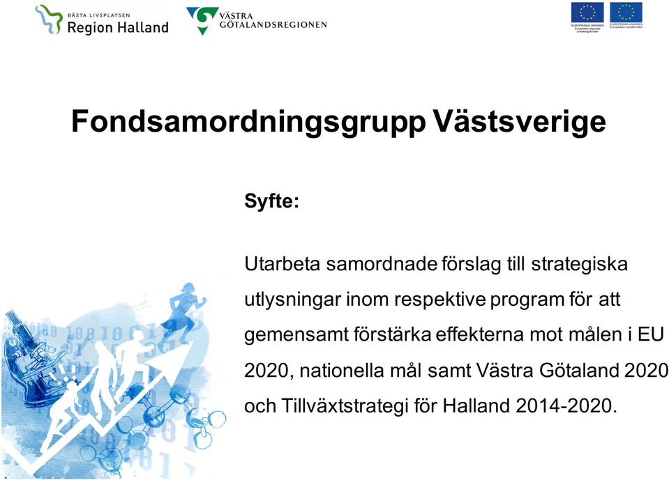 att gemensamt förstärka effekterna mot målen i EU 2020, nationella