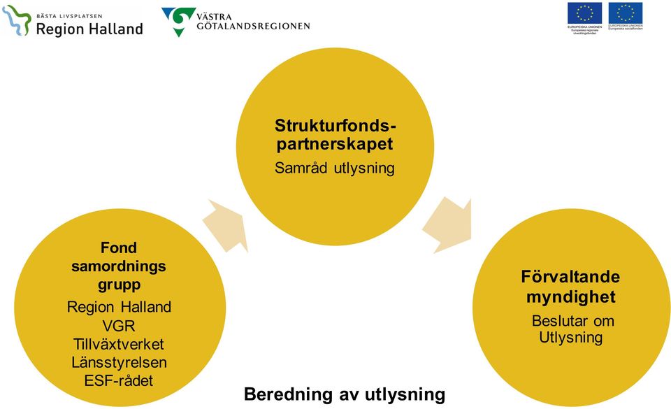 Tillväxtverket Länsstyrelsen ESF-rådet