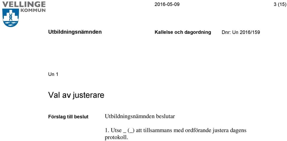 Utse _ (_) att tillsammans