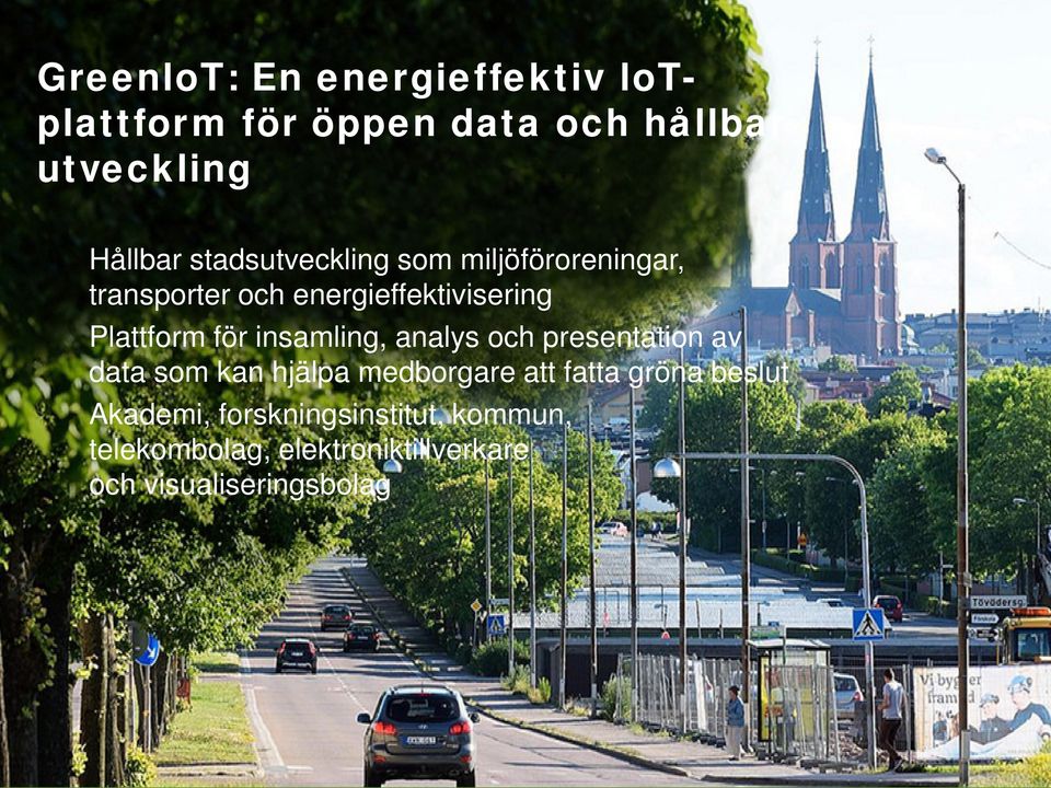 insamling, analys och presentation av data som kan hjälpa medborgare att fatta gröna beslut