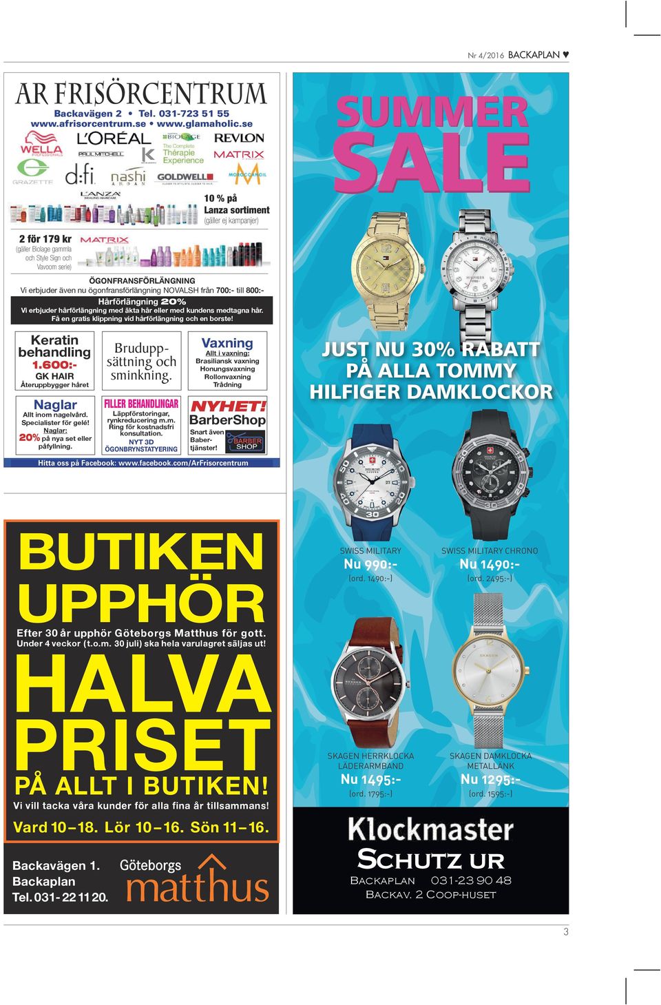 se www.afrisorcentrum.se www.glamaholic.se Backavägen 2 Tel.
