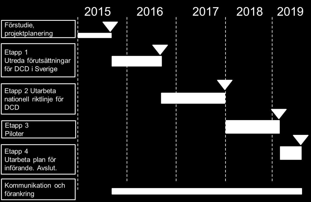 14 (31) Revidering: Etapp I inleds i januari 2016 och sträcker sig över hela 2016.