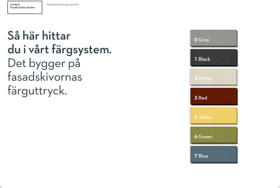 Det bygger på fasadskivornas färguttryck.