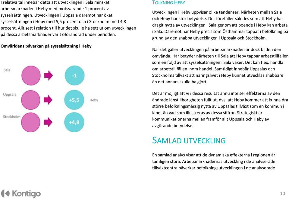 Allt sett i relation till hur det skulle ha sett ut om utvecklingen på dessa arbetsmarknader varit oförändrad under perioden.
