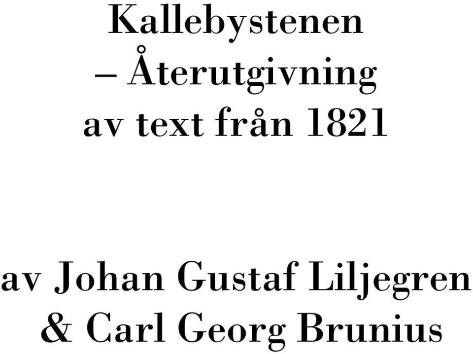 från 1821 av Johan