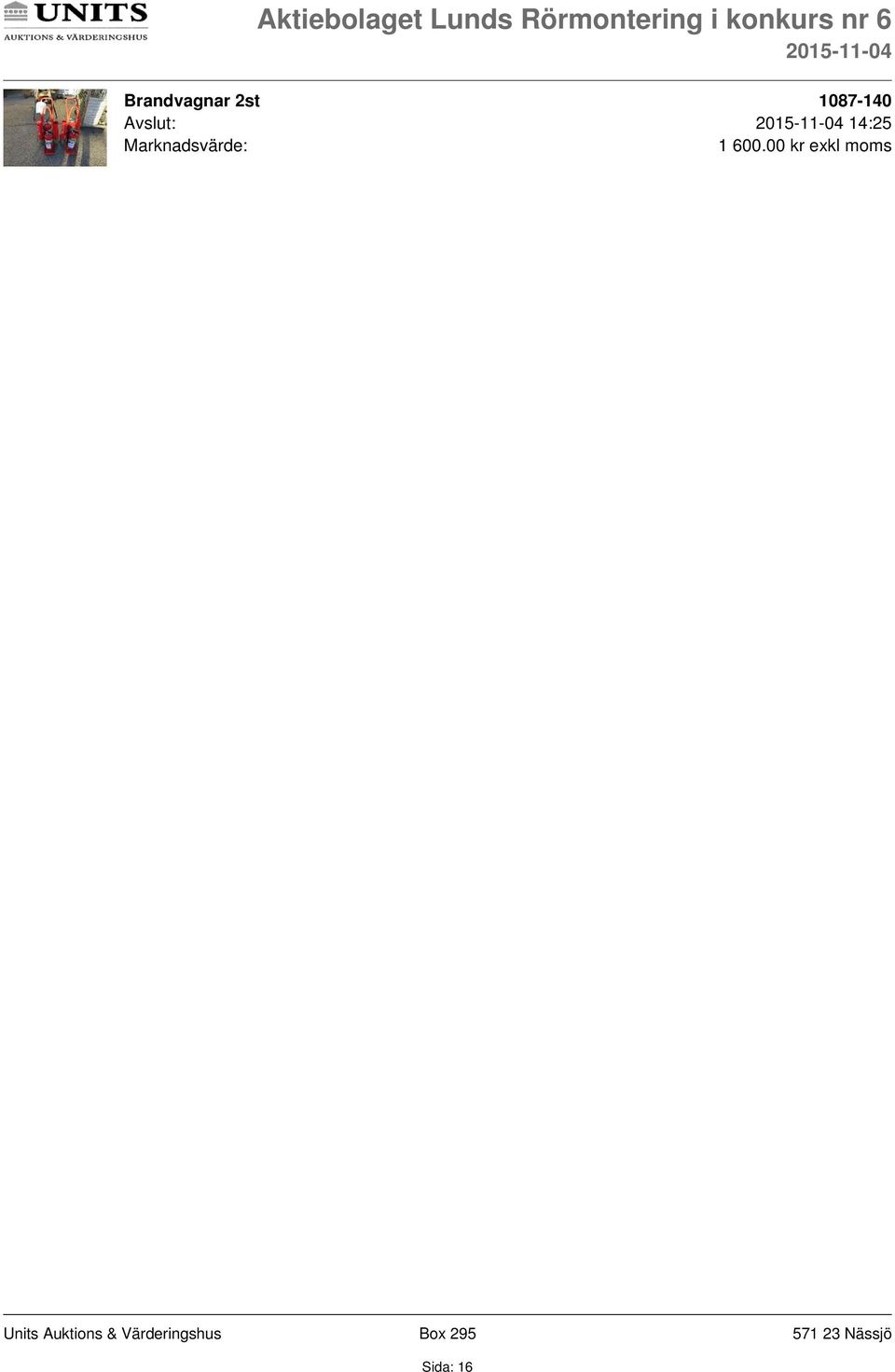 Avslut: