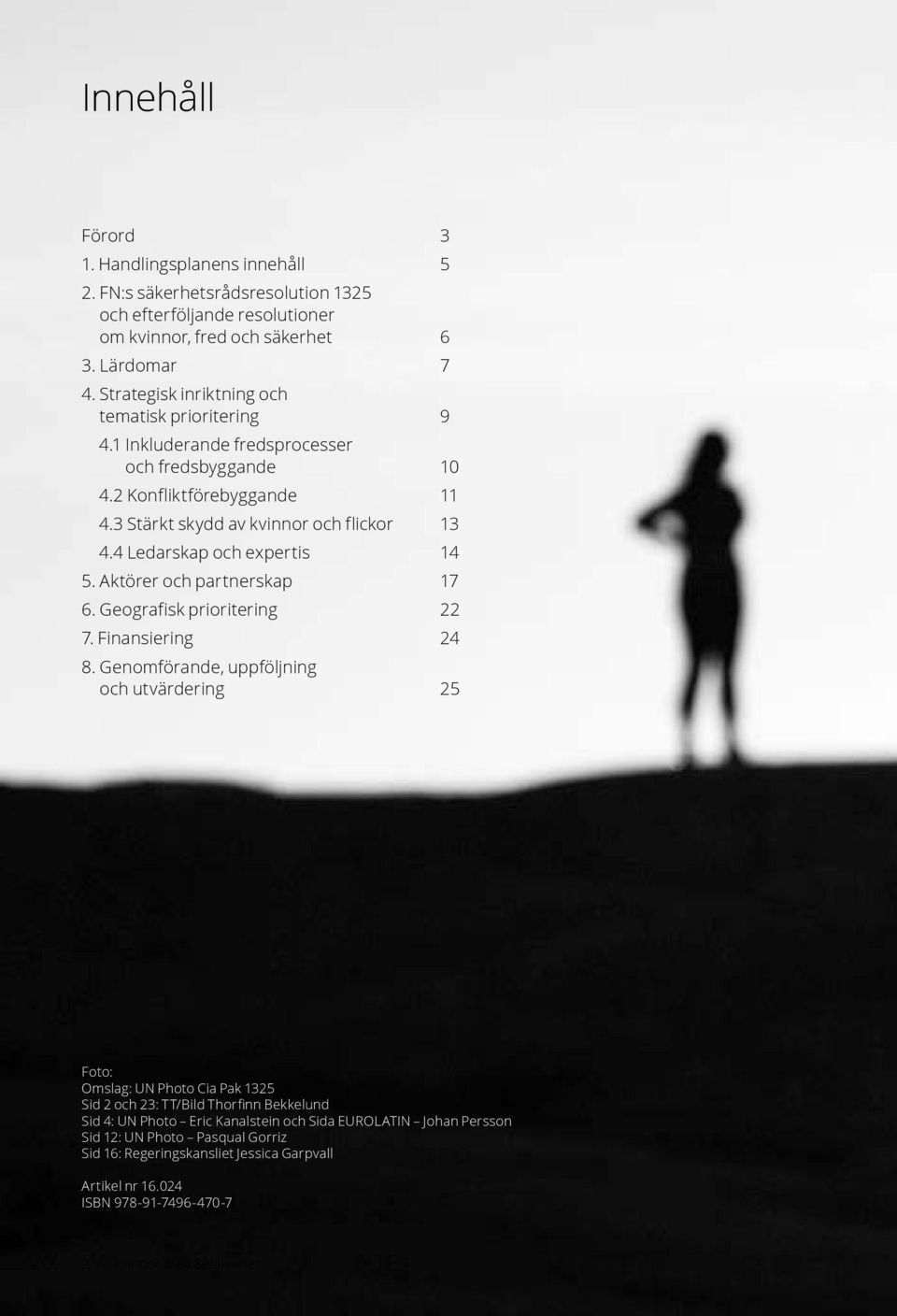 4 Ledarskap och expertis 14 5. Aktörer och partnerskap 17 6. Geografisk prioritering 22 7. Finansiering 24 8.