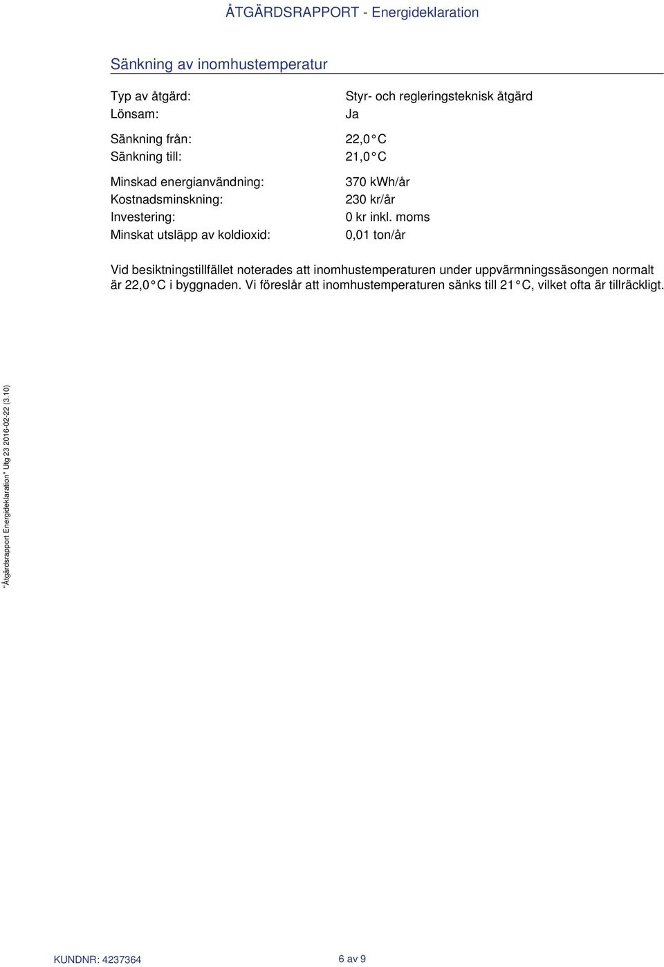 kwh/år 230 kr/år 0 kr inkl.