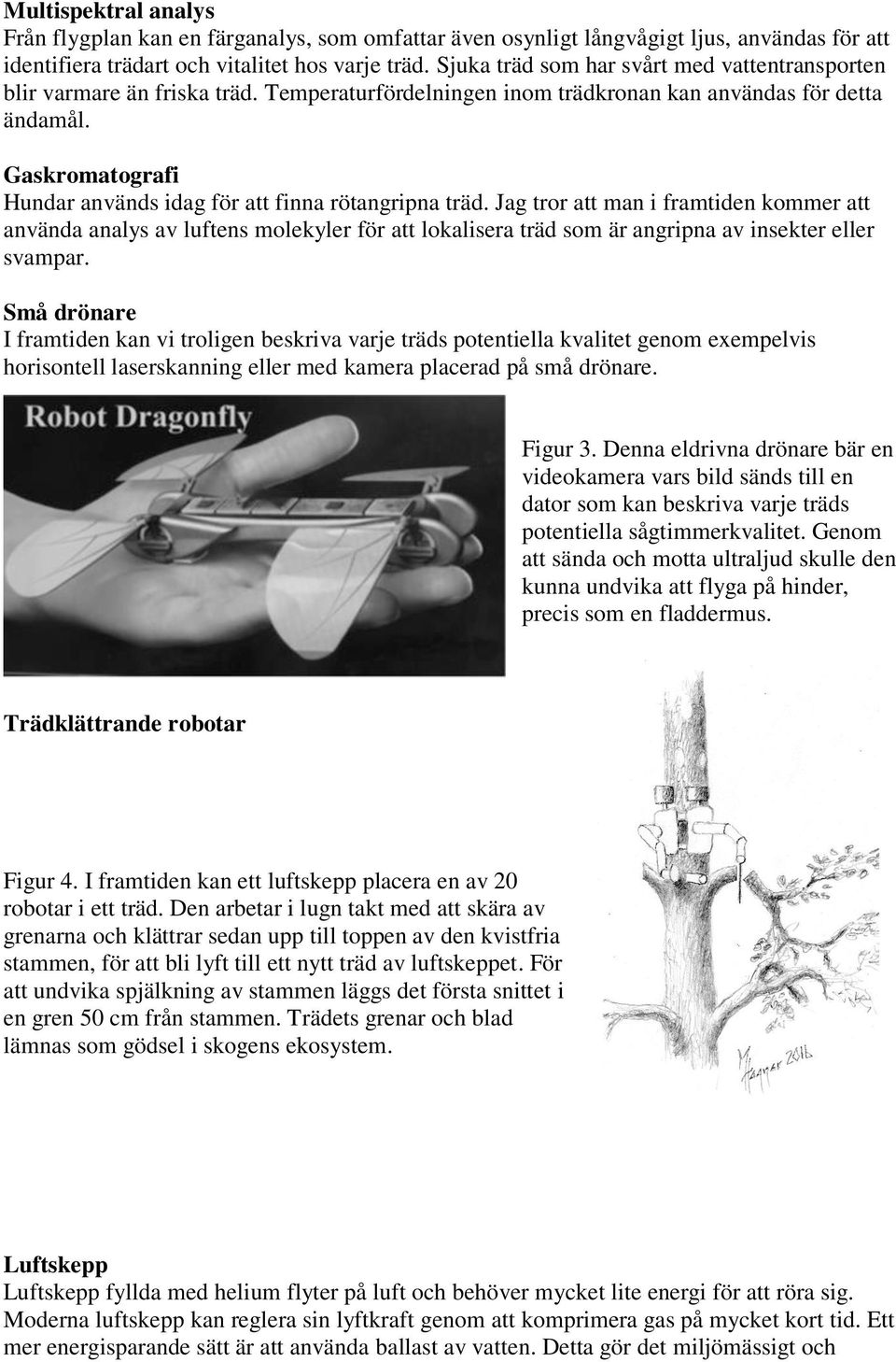 Gaskromatografi Hundar används idag för att finna rötangripna träd.